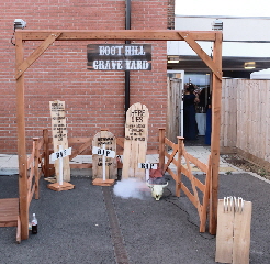 Boot Hill graveyard games unit for hire