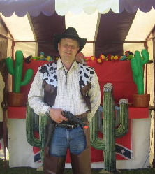 Wild West Shooting gallery hire yorkshire
